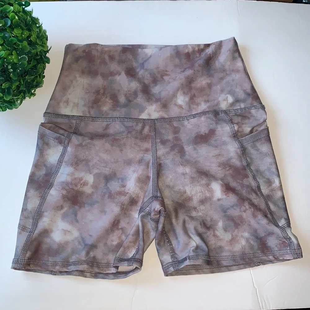 EVOLUTION AND‎ CREATION  Womens Tie Dye Biker Shorts Size Small